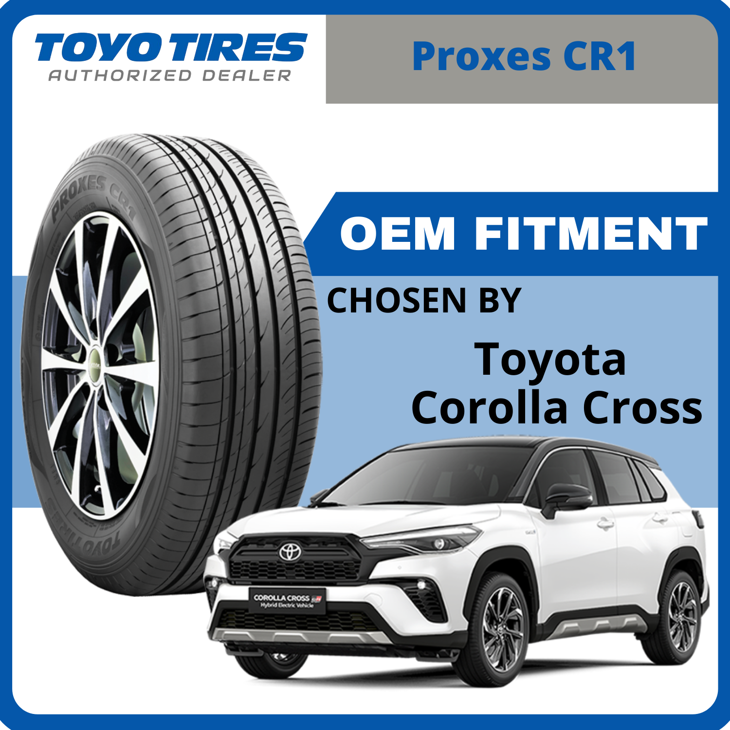 225/50R18 Toyo Tires Proxes CR1D *Year 2023